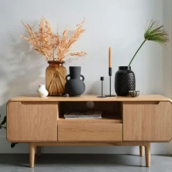 DERBY Meubles Tv Scandinaves|Meubles Tv En Bois|Meuble tv moderne en chêne clair