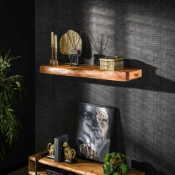 IENA Miroirs|Miroir d'entrée vertical - cadre bois clair 140 cm