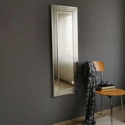 CODY Miroirs|Miroir horizontal moderne chic - cadre rainuré 120 cm