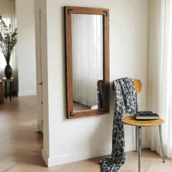 HILO Miroirs|Miroir mural en bois clair - format vertical