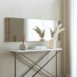 CODY Miroirs|Miroir rectangulaire blanc à suspendre ou poser 120 cm