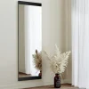 CODY Miroirs|Miroir rectangulaire noir à suspendre ou poser 120 cm