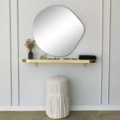 CODY Miroirs|Miroir rond organique 70 cm - style scandinave