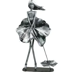 Objets Décoration·Figurines / Statues|Objet déco à poser femme argent