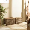 Swing Rangements Déco·Paniers / Boîtes De Rangement|Panier de rangement / coffre en chanvre tressé (lot de 2)