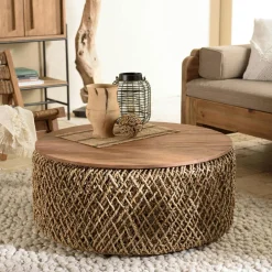 Swing Rangements Déco·Paniers / Boîtes De Rangement|Panier de rangement / coffre en chanvre tressé (lot de 2)