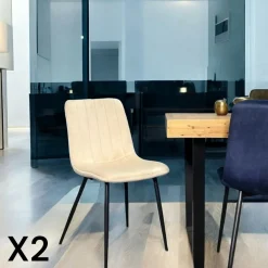 Swing Univers Déco·Scandinave Hygge|Tables Basses Scandinaves|Petite table basse ronde teck recyclé structure filaire blanche