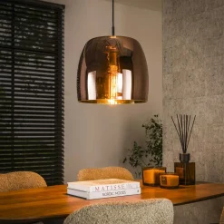 TRIBECA Lampes À Poser·Lampe Style Industriel|Suspensions / Lustres|Plafonnier en métal effet maille ø 40 cm