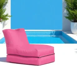 ARTA Coussins / Poufs De Jardin|Pouf bain de soleil extérieur rose
