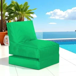 ARTA Coussins / Poufs De Jardin|Pouf bain de soleil extérieur vert
