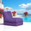 ARTA Coussins / Poufs De Jardin|Pouf bain de soleil extérieur violet