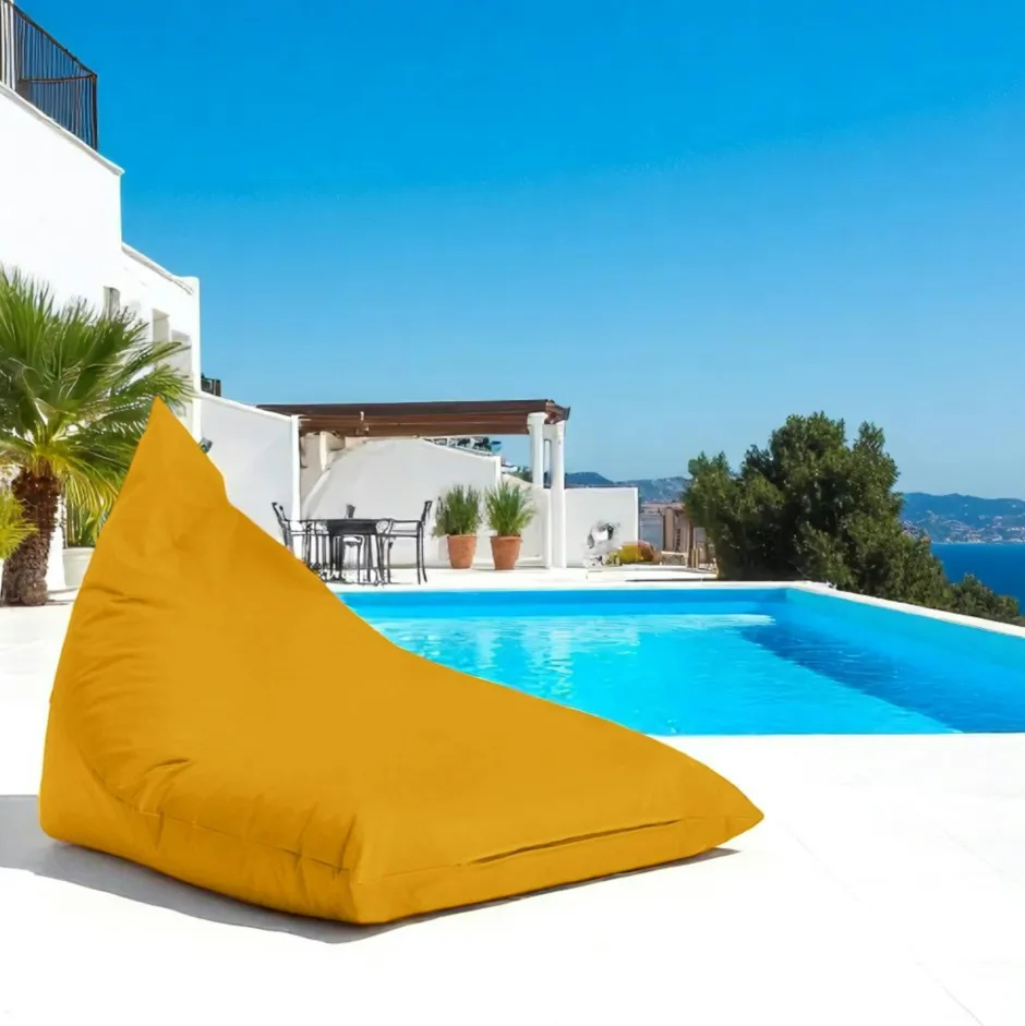 ARTA Coussins / Poufs De Jardin|Pouf berlingot extérieur noir