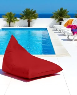 ARTA Coussins / Poufs De Jardin|Pouf berlingot extérieur rouge