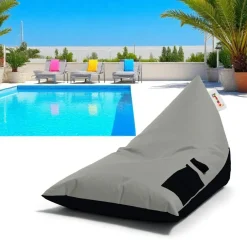 ARTA Coussins / Poufs De Jardin|Pouf berlingot extérieur violet et noir