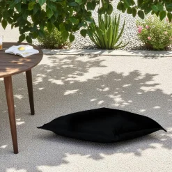 ARTA Coussins / Poufs De Jardin|Pouf coussin de sol extérieur imperméable - bleu foncé