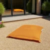 ARTA Coussins / Poufs De Jardin|Pouf coussin de sol extérieur orange - 100 cm