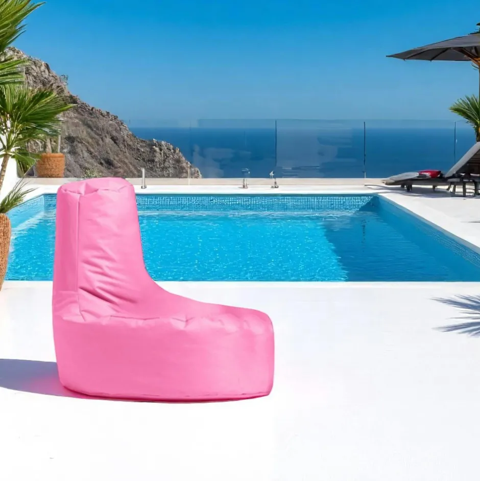 ARTA Coussins / Poufs De Jardin|Pouf poire extérieur rose