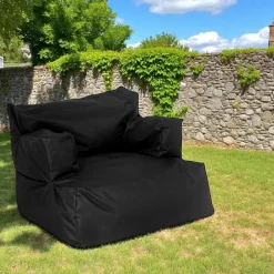 ARTA Coussins / Poufs De Jardin|Pouf XXL extérieur avec accoudoirs - vert
