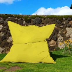 ARTA Coussins / Poufs De Jardin|Pouf XXL extérieur bleu 180 cm