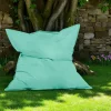 ARTA Coussins / Poufs De Jardin|Pouf XXL extérieur turquoise 180 cm