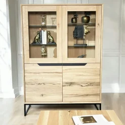 PALERME Rallonges De Tables À Manger|Rallonge pour les tables en chêne blanc bords naturels 300 cm (50 cm)