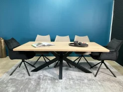 ETNA Rallonges De Tables À Manger|Rallonge pour table bords droits (180/200/240) chêne huilé