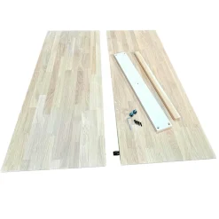 COLOGNE Rallonges De Tables À Manger|Rallonges pour table extensible en chêne huilé 140-340 cm (lot de 2)