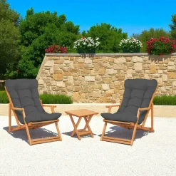 SORA Salons De Jardin·Salons Détente|Transats / Bains De Soleil|Salon jardin détente beige - 2 assises confort