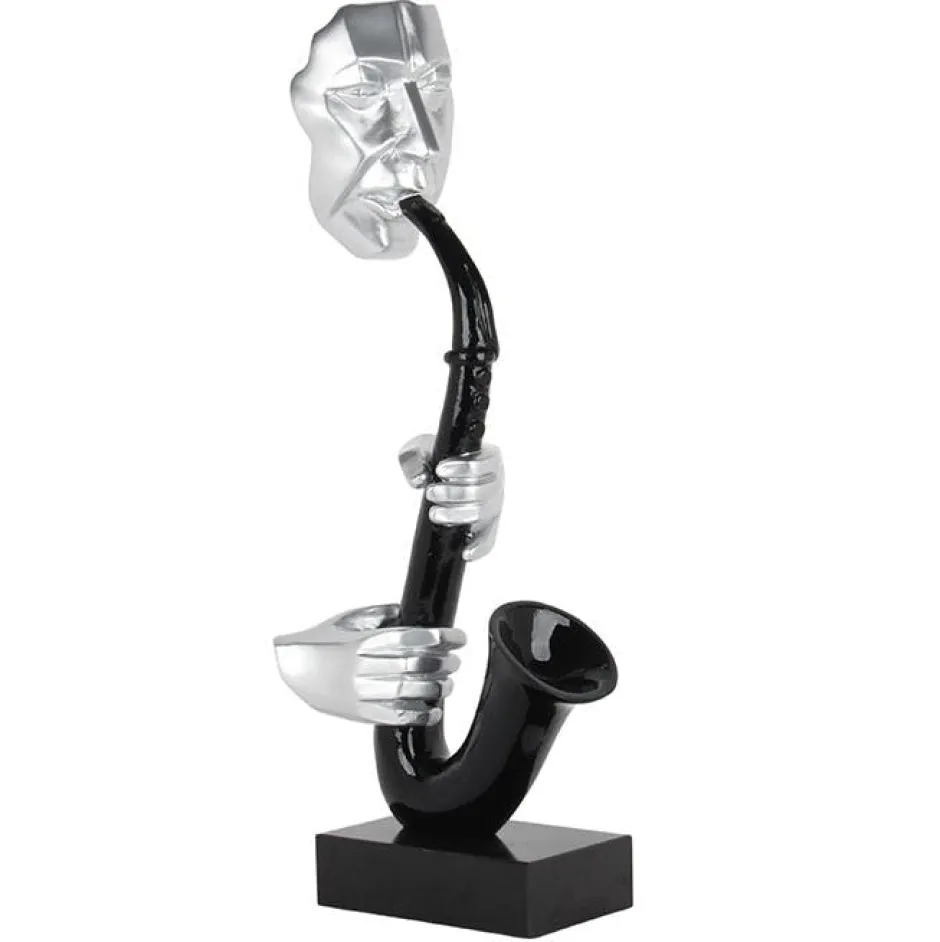 Objets Décoration·Figurines / Statues|Sculpture moderne en métal peint danseurs