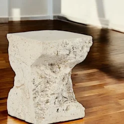 TRINITE Sellettes En Métal|Sellette effet pierre 54 cm