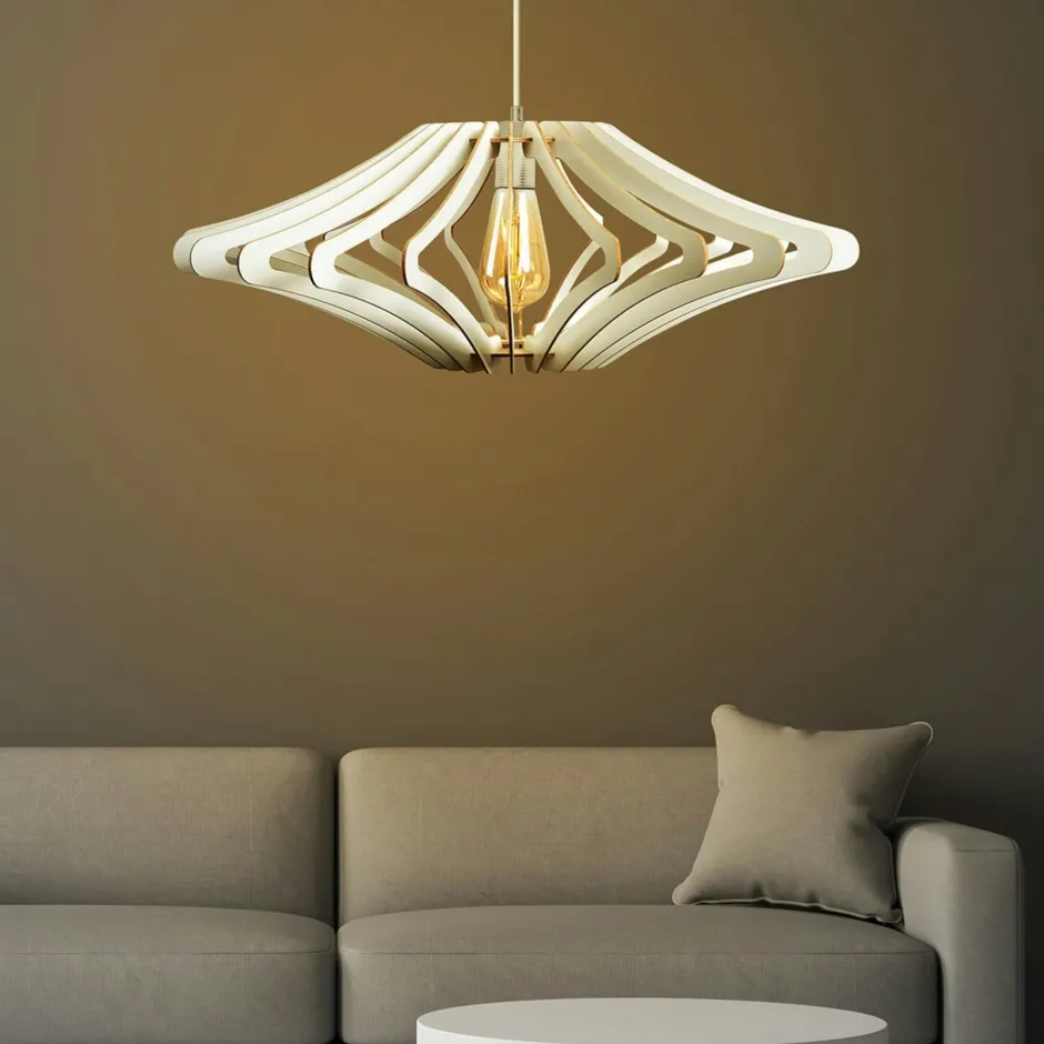 BIEL Suspensions / Lustres|Suspension blanche moderne - forme florale