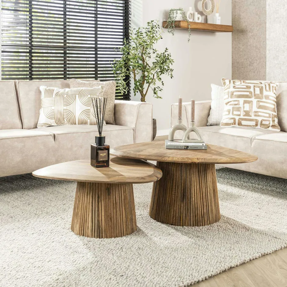 OLTEN Suspensions / Lustres|Suspension bohème forme ronde - spirale ø36 cm