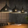 RALF Suspensions / Lustres|Suspension contemporaine ajourée 3 lampes forme bougie