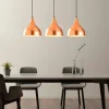 SILE Suspensions / Lustres|Suspension de cuisine moderne, 3 abat-jour cuivre