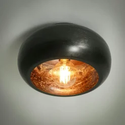 RALF Lampes À Poser·Lampe Style Industriel|Suspensions / Lustres|Suspension de table 7 abat-jour métalliques ajourés