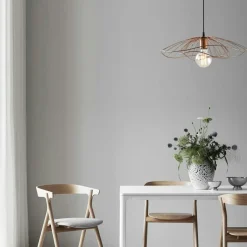 ERZIN Suspensions / Lustres|Suspension de table noire design diamant 5 abat-jour