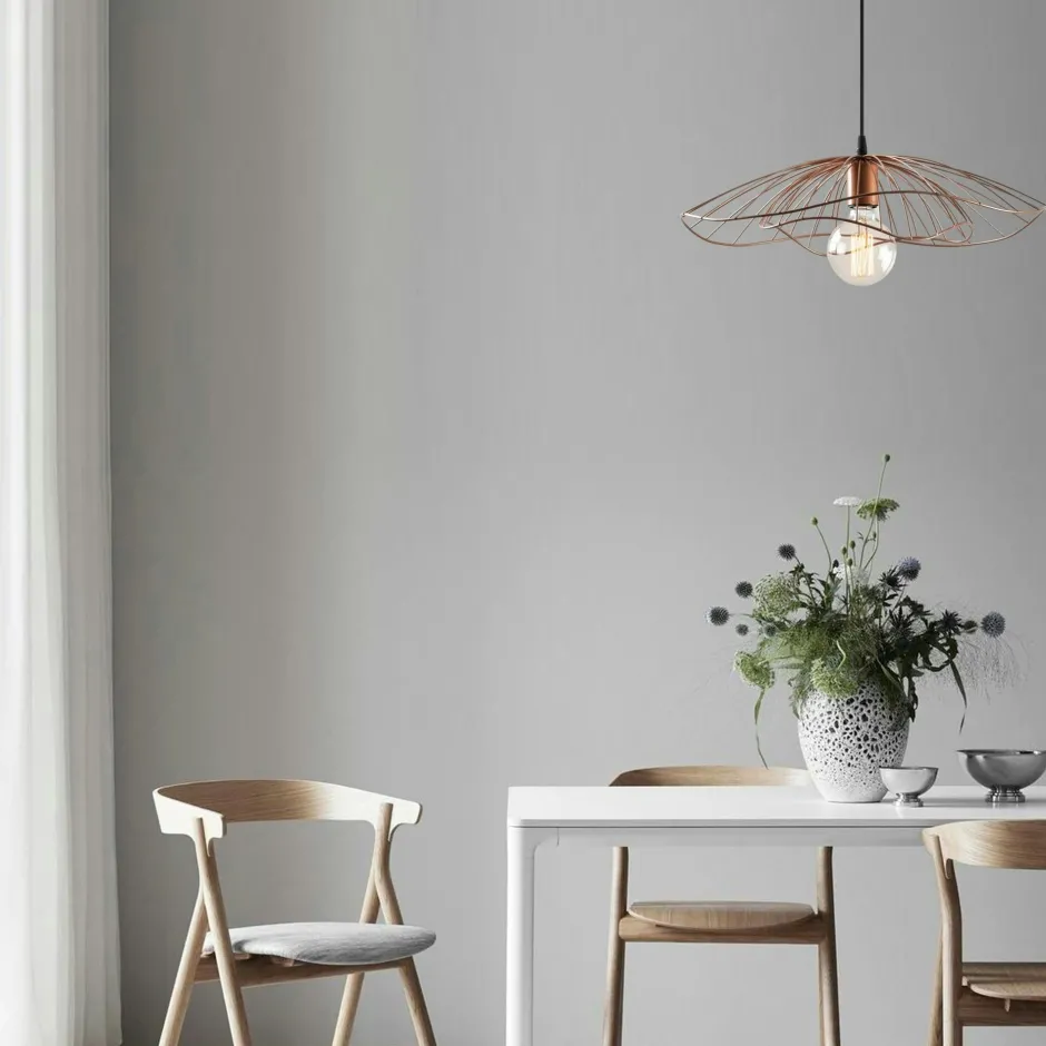 ERZIN Suspensions / Lustres|Suspension de table noire design diamant 5 abat-jour