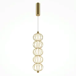 EDEN Suspensions / Lustres|Suspension design LED avec sphères en métal doré 