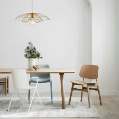 SINOP Suspensions / Lustres|Suspension design métal doré filaire forme fleur