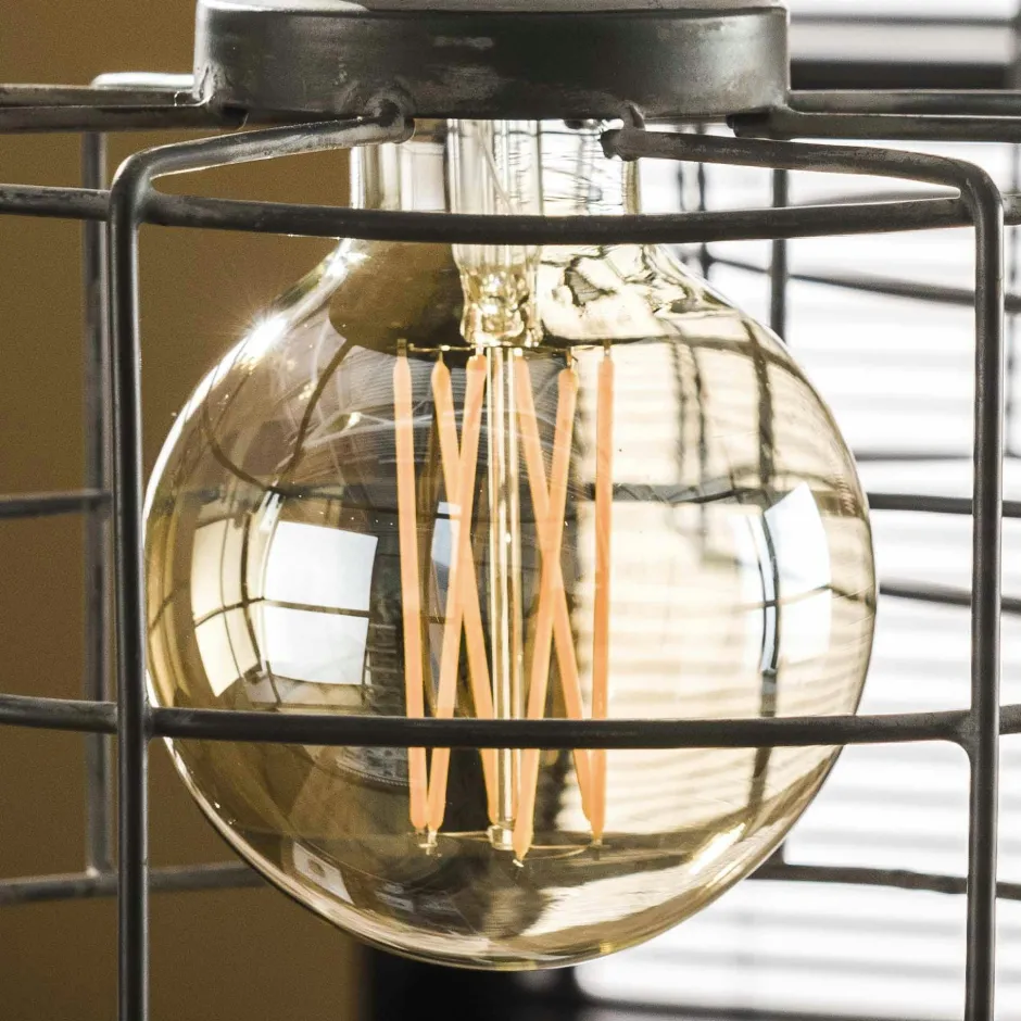 SINOP Suspensions / Lustres|Suspension design métal doré vintage forme fleur