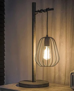 TRIBECA Suspensions / Lustres|Lampes À Poser·Lampe Style Industriel|Suspension en métal 3 abat-jour globes effet maille