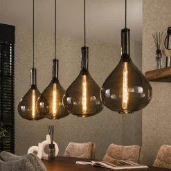 Niagara Suspensions / Lustres|Lampes À Poser·Lampe Style Industriel|Suspension en verre multicolore