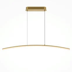 AVA Suspensions / Lustres|Suspension LED design - arc doré style minimaliste