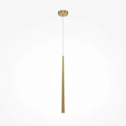 AURORA Suspensions / Lustres|Suspension LED design dorée - 1 tige verticale