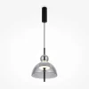 NORA Suspensions / Lustres|Suspension LED moderne - verre gris silhouette ronde