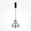 NORA Suspensions / Lustres|Suspension LED moderne - verre gris silhouette cloche