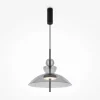 NORA Suspensions / Lustres|Suspension LED moderne - verre fumé silhouette dôme