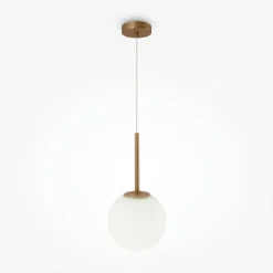 DELTONA Suspensions / Lustres|Suspension moderne noir & blanc – 5 globes en grappe