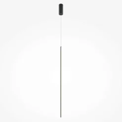 SALEM Suspensions / Lustres|Suspension noire design – 1 barre verticale LED 415 cm