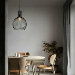 ERZIN Suspensions / Lustres|Suspension noire filaire – design globe moderne